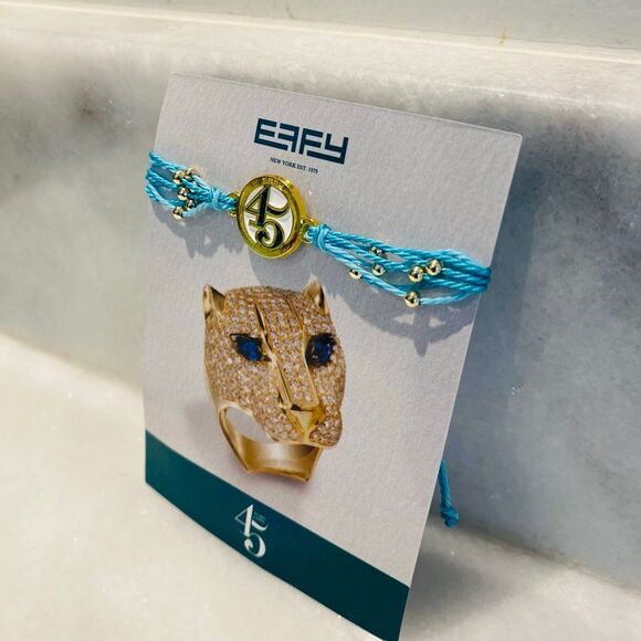 NWT Effy Royal Caribbean Special Edition 45th Anniversary Rope Blue Bracelet - Picture 2 of 3